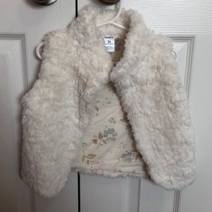 Carter’s Toddler Girl Faux Fur Vest.